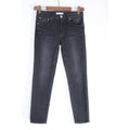 Moussy Women's Size 26 Black Skinny Jeans Mid-Rise Faded 5 Pocket Japanese Denim