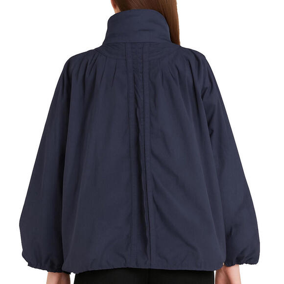 Armani Collezioni Women’s IT46 Medium Navy Jacket Removable Quilted Vest Coat - view 2