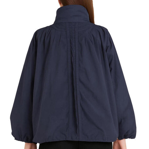 Armani Collezioni Women’s IT46 Medium Navy Jacket Removable Quilted Vest Coat - view 2