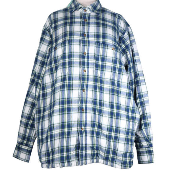 Lee Valley Women's XS Douglas Blue Tartan Fleece Lined Flannel Shirt Jacket NWT - view 4