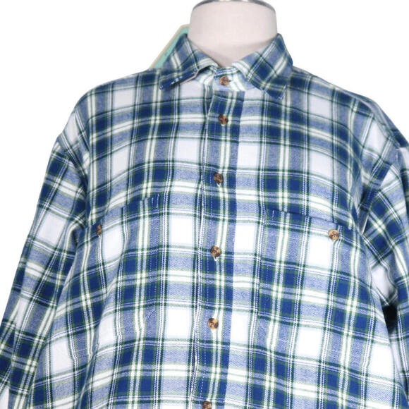 Lee Valley Women's XS Douglas Blue Tartan Fleece Lined Flannel Shirt Jacket NWT - view 5