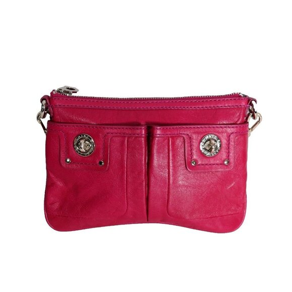 Marc By Marc Jacobs Women's Pink Percy Crossbody Totally Turnlock Leather Bag - view 2