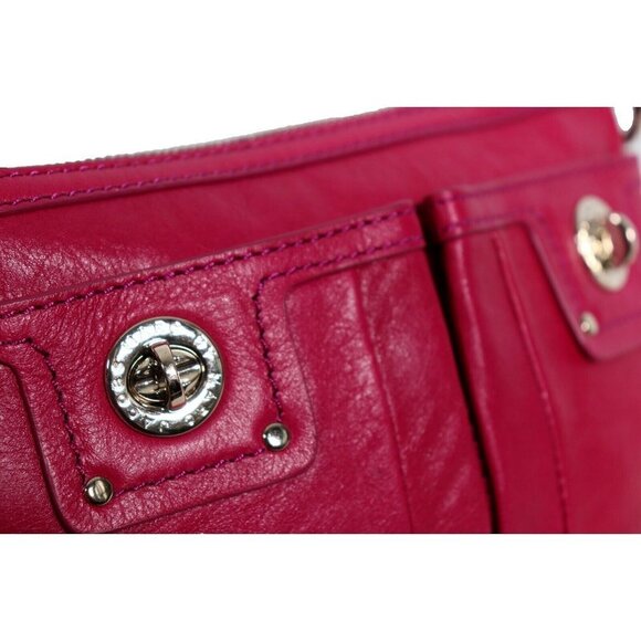 Marc By Marc Jacobs Women's Pink Percy Crossbody Totally Turnlock Leather Bag - view 3
