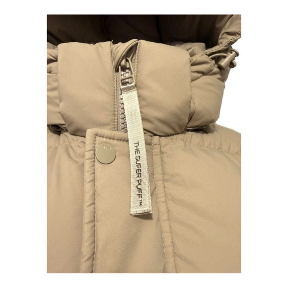 Aritzia Tna Women’s The Super Puff Vest Nomad Taupe Down Puffer Hooded Matte XS - view 4