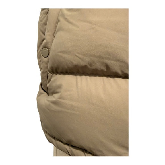 Aritzia Tna Women’s The Super Puff Vest Nomad Taupe Down Puffer Hooded Matte XS - view 5