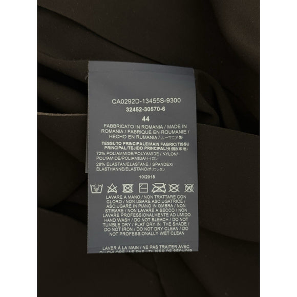 Herno Black Scuba Coat Women Size IT 44 US 8 Minimalist Snap Front Long Jacket - view 5