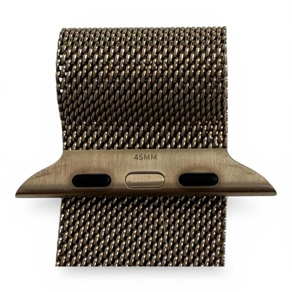 45mm Apple Watch Band Silver Tone Mesh Milanese Loop S/M 130–180mm Adjustable - view 3