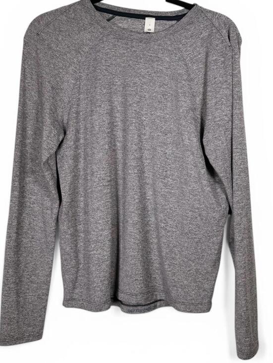 Lululemon Women's Size 8 License to Train Classic Fit Long Sleeve Shirt Gray - view 5
