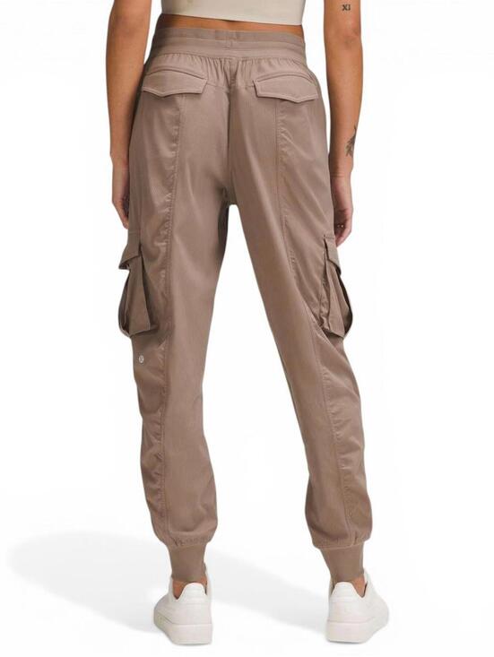 Lululemon Dance Studio Cargo Jogger Women's Medium Taupetastic Mid Rise Swift - view 4
