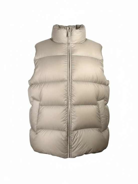 Lululemon Down Vest Mens Large Beige Goose Down Lightweight Puffer LW4CHQS - view 2
